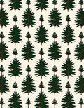 Emerald Pine Forest Repeating Pattern Rug