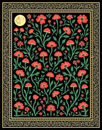 Art Nouveau Floral Garden Rug