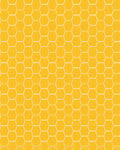 Geometric Honeycomb Pattern Rug