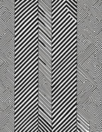Bold Geometric Black White Stripe Pattern Rug
