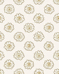 Floral Dahlia Outline Pattern Rug