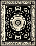 Vintage Floral Mandala Pattern Rug