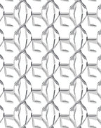 Modern Geometric Interlocking Diamond Pattern Rug