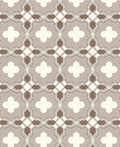 Geometric Quatrefoil And Diamond Pattern Rug