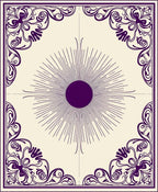 Regal Sunburst Border Design Rug
