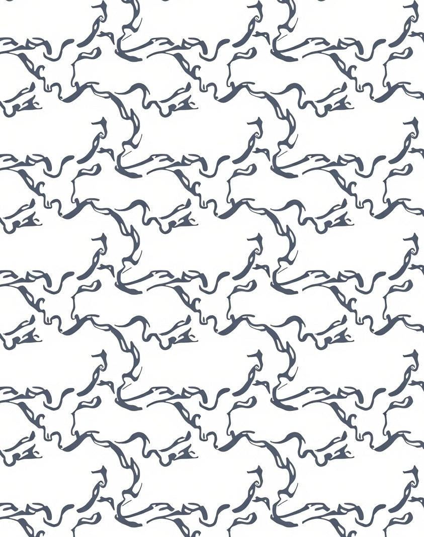 Fluid Abstract Ink Pattern Rug