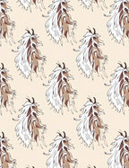 Abstract Mane Pattern Design Rug