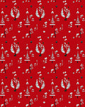 Festive Winter Tree Pattern Design Rug