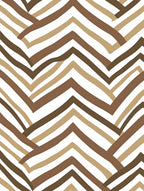 Chevron Inspired Patterned Earth Tones Rug