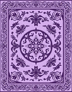 Ornate Floral Mandala Pattern Rug