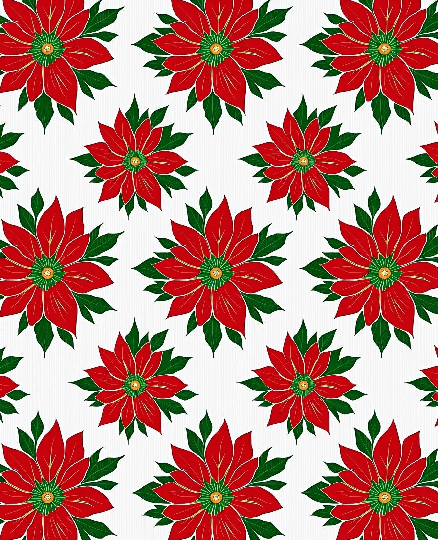Crimson Bloom Botanical Pattern Rug