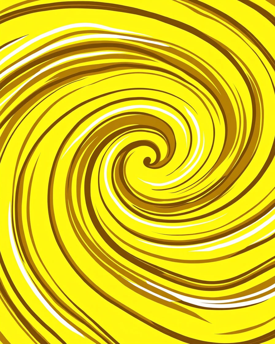 Sunny Swirl Warm Tones Rug