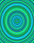 Concentric Circle Pattern Rug