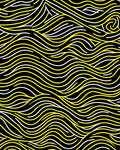 Bold Yellow 2 Tone Abstract Lines Rug