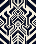 Abstract Geometric Pattern Rug
