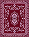 Ornate Floral Oval Regal Rug