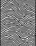 Abstract Black White Swirl Pattern Rug