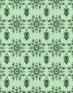 Ornate Sunburst Paisley Pattern Rug