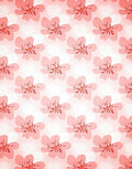Soft Pink Floral Pattern Rug