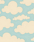 Whimsical Cloud Swirl Pattern Rug