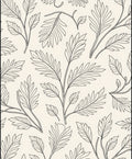 Leafy Branch Outline Design Rug