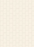 Minimalist Cream Interlocking Squares Pattern Rug