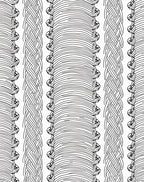 Intertwined Braided Striped Artwork Rug