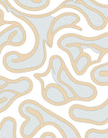Organic Swirls Abstract Pattern Rug