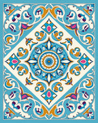 Colorful Floral Mandala Design Rug
