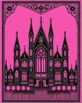 Gothic Castle Ornate Design Rug