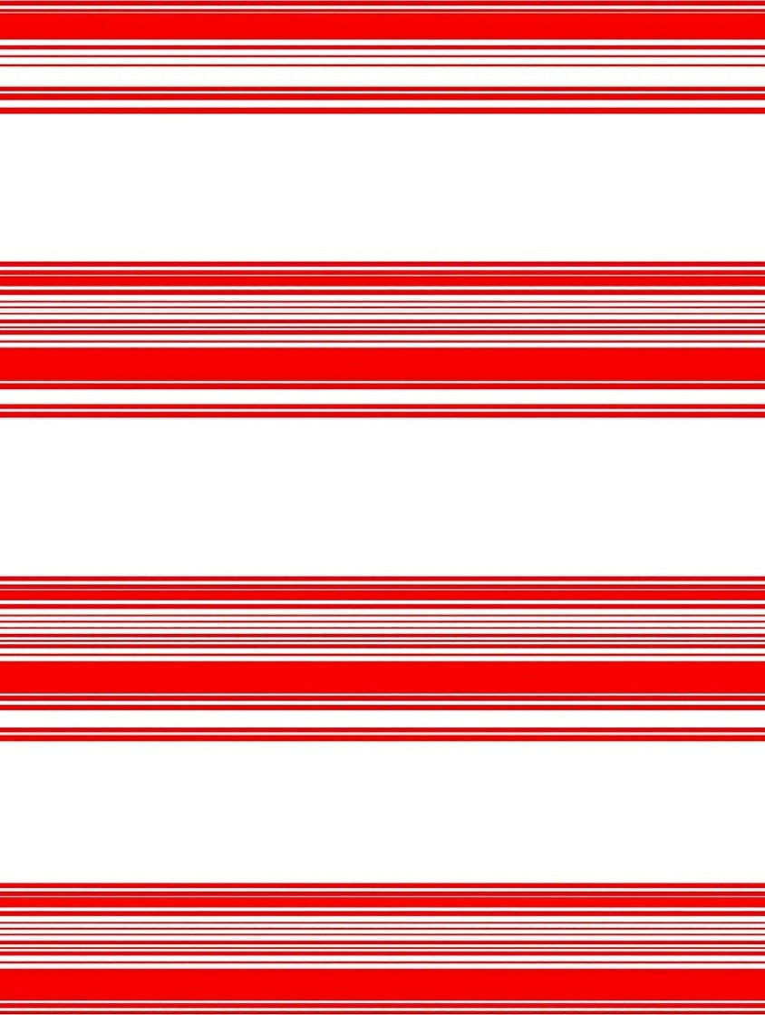 Red And White Stripe Pattern Rug