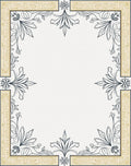 Ornate Filigree Floral Design Rug