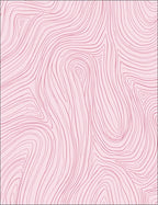 Pink Abstract Swirl Pattern Rug