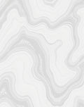 Elegant White Agate Swirl Pattern Rug