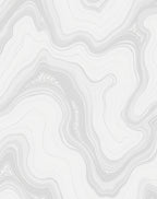 Elegant White Agate Swirl Pattern Rug