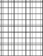 Bold Grid Pattern Modern Abstract Rug