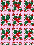 Festive Floral Pattern Print Rug