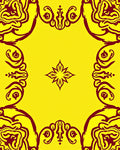 Bold Abstract Floral Swirls Rug