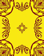 Bold Abstract Floral Swirls Rug
