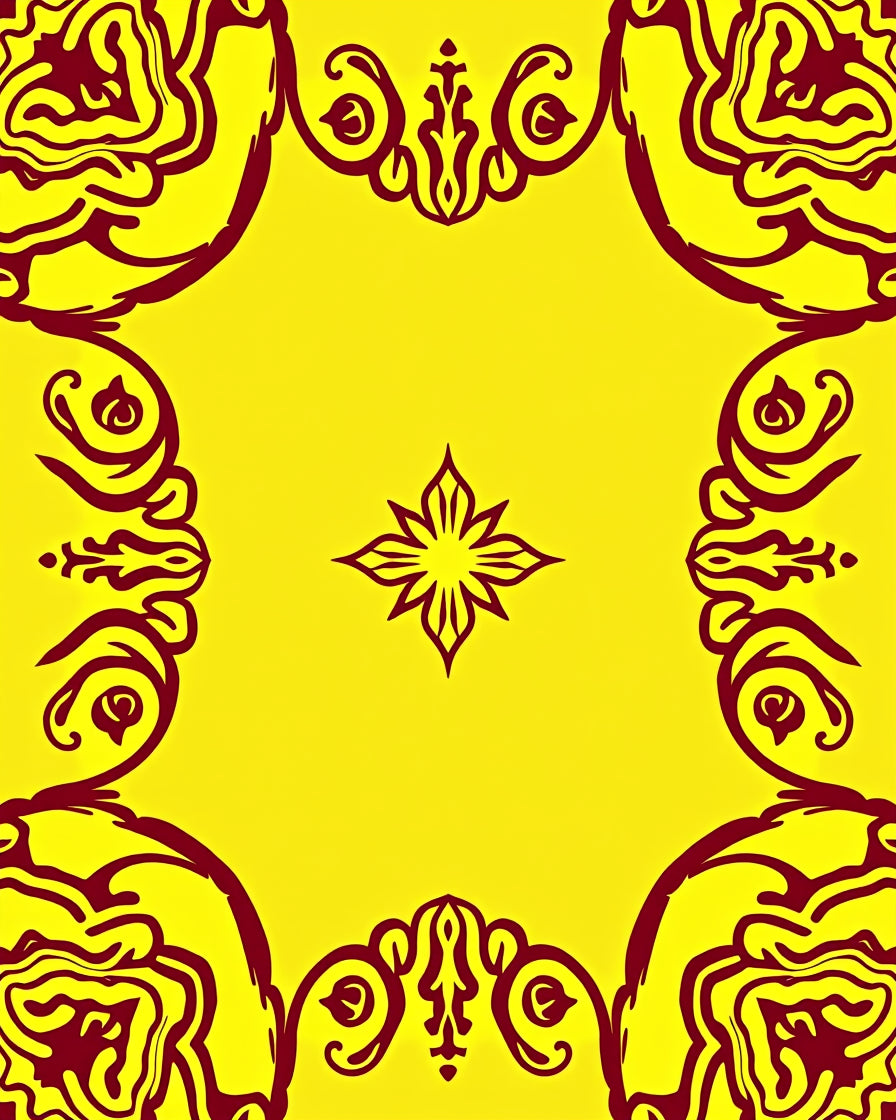 Bold Abstract Floral Swirls Rug