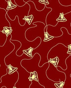 Festive Bells With Whimsical Trails Pattern Rug