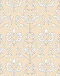 Elegant Floral Leaf Pattern Rug
