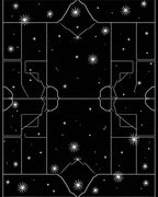 Celestial Line Art Star Pattern Rug