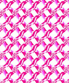 Bold Pink Geometric Abstract Rug