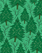 Evergreen Tree Pattern Rug