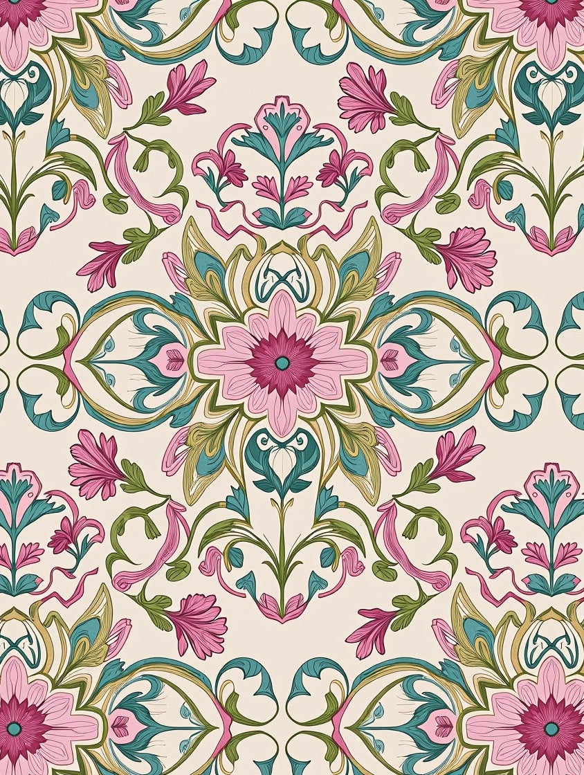 Vintage Floral Paisley Design Rug