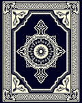 Intricate Floral Medallion Patterned Rug