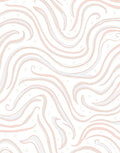 Soft Pastel Swirl Pattern Rug