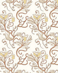 Art Nouveau Floral Vine Pattern Rug