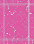 Pink Wavy Linear Contemporary Abstract Rug